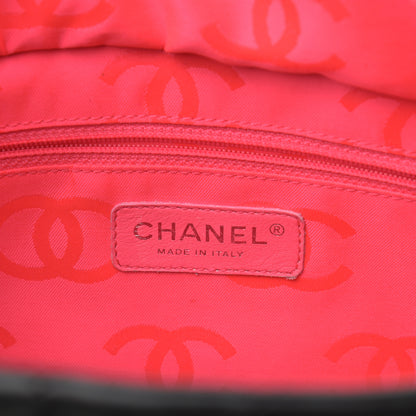 Chanel Calfskin Quilted Large Cambon Tote Black White 6 of 11