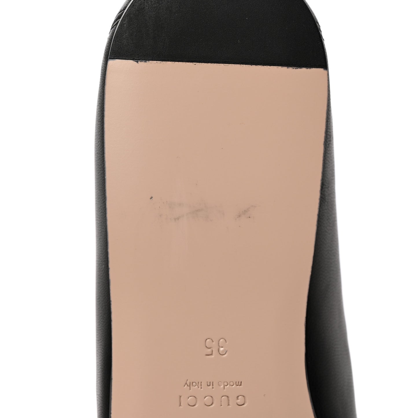 Nappa Lumiere Deva Horsebit Chain Embellished Flats 35 Black