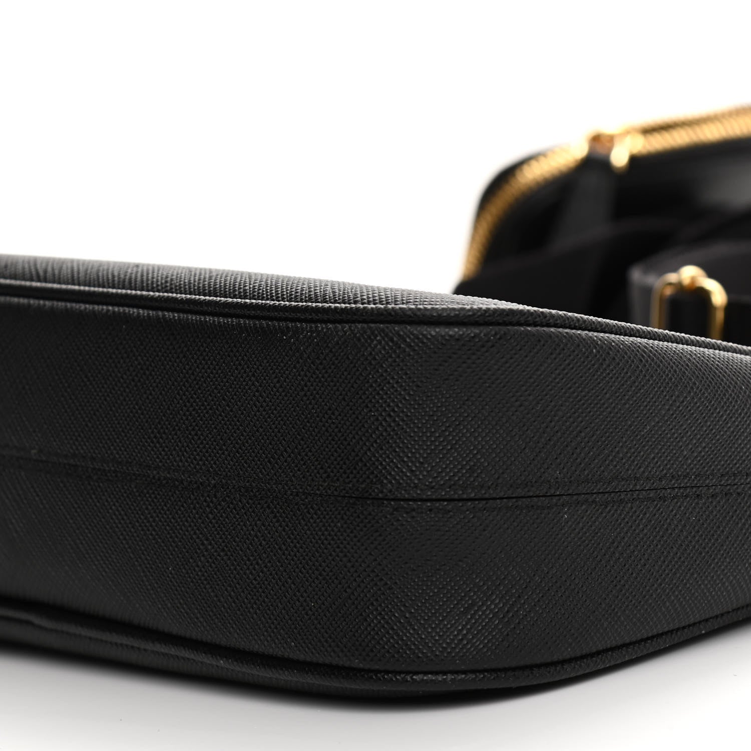 Prada Saffiano Lux Re-Edition 2005 Shoulder Bag Black 9 of 10