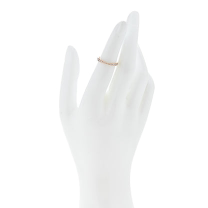 Tiffany 18K Rose Gold Diamond Harmony Band Ring 48 4.5 2 of 4