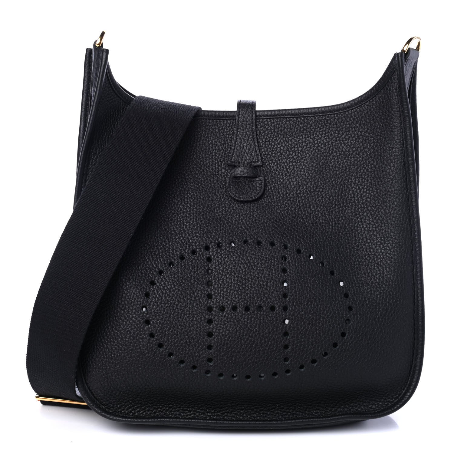 Hermes Taurillon Clemence Evelyne III PM Black 1 of 4