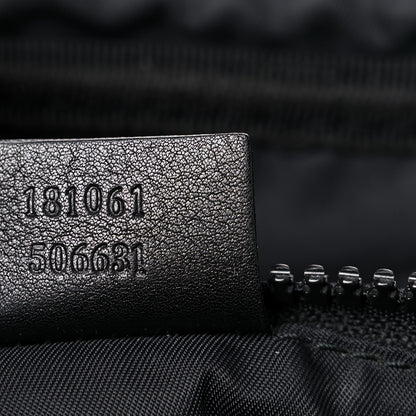 Gucci Canvas Web Viaggio Flight Bag Black 6 of 22