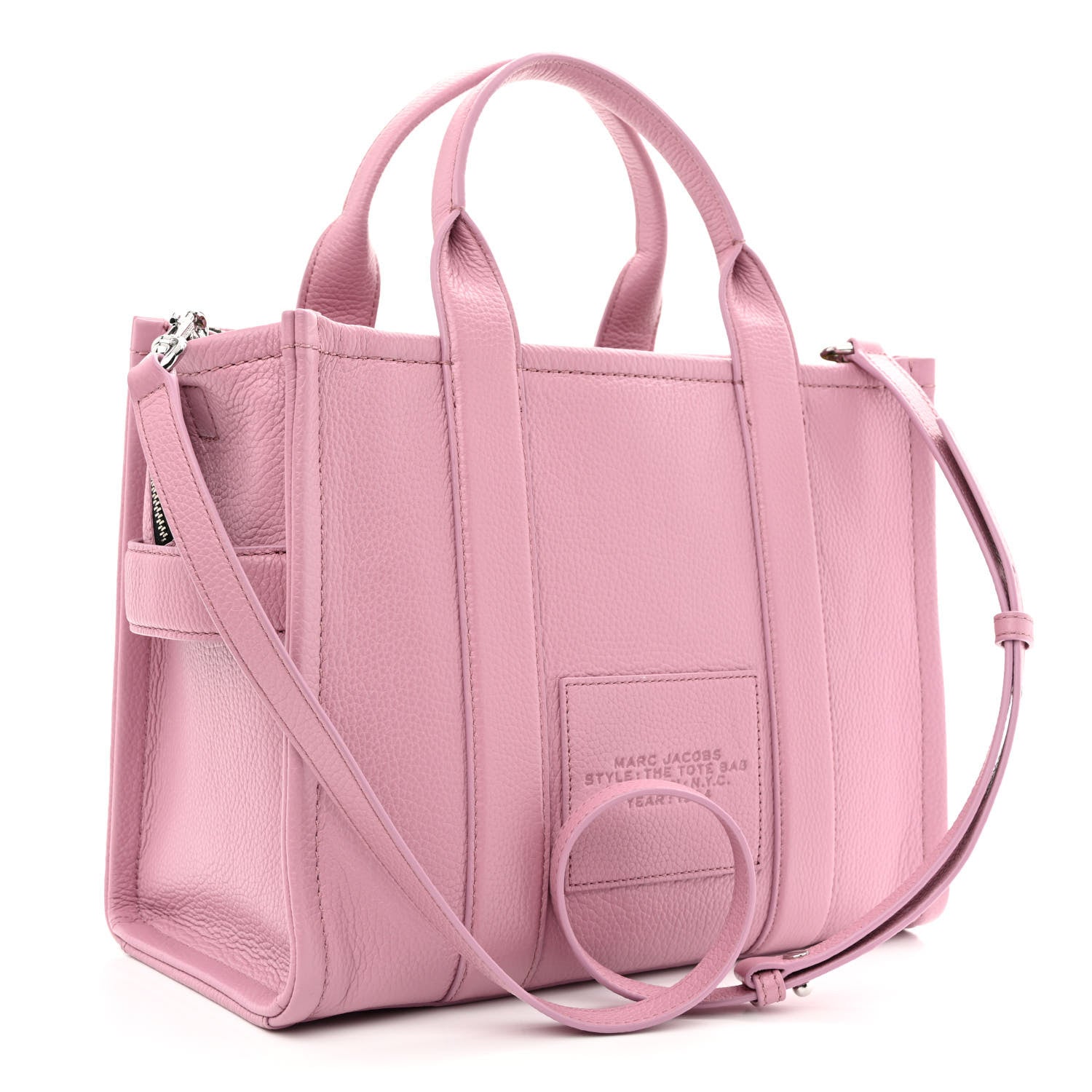 Marc Jacobs Grained Calfskin Medium The Tote Bag Lilas 3 of 11