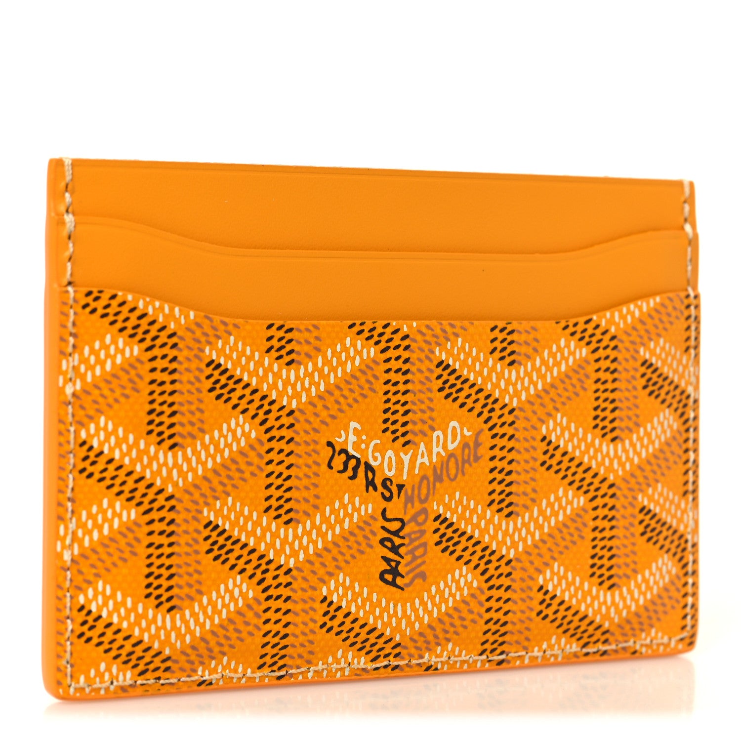 Goyard Goyardine Saint Sulpice Card Holder Yellow 3 of 7