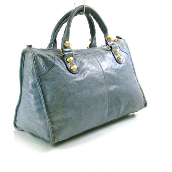 Balenciaga Agneau Giant 21 Gold Hardware Workd Bleu 3 of 11