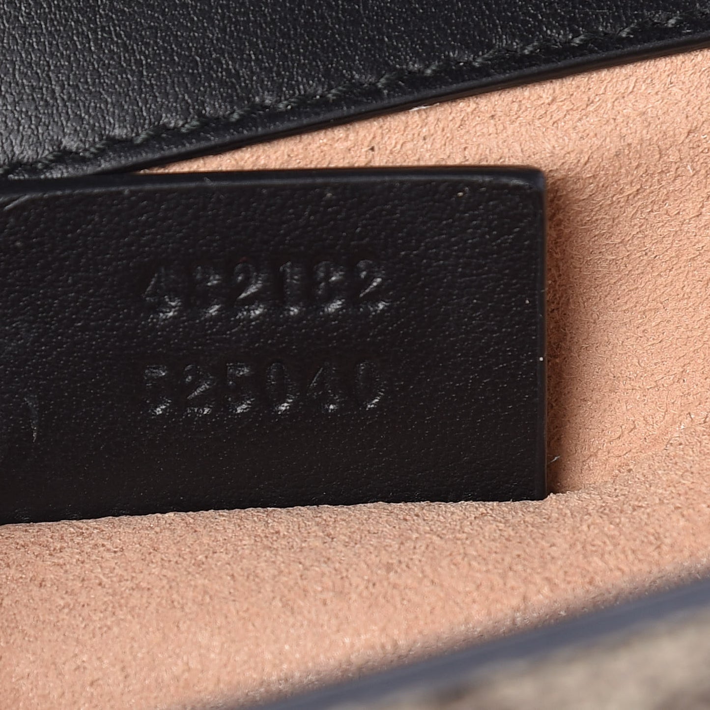 Calfskin GG Supreme Monogram Small Padlock Shoulder Bag Black Gold