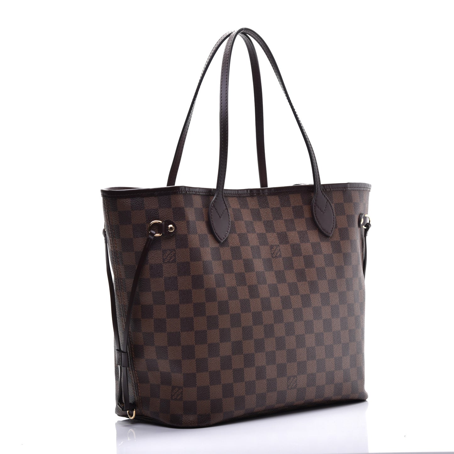 Damier Ebene Neo Neverfull MM Rose Ballerine