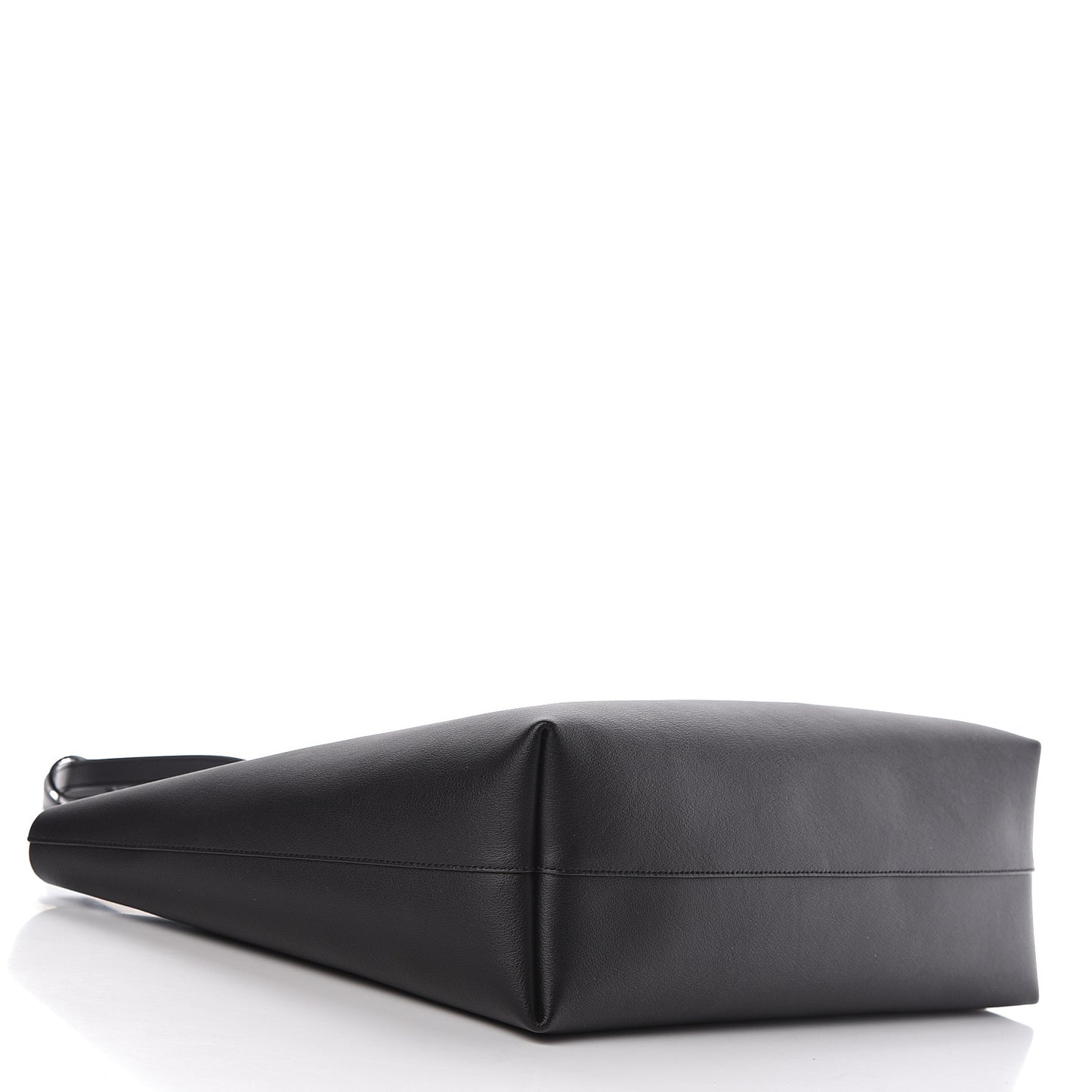 Calfskin Large Shopping Tote Black