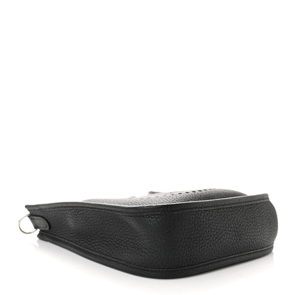 Hermes Taurillon Clemence Evelyne TPM Black 4 of 10