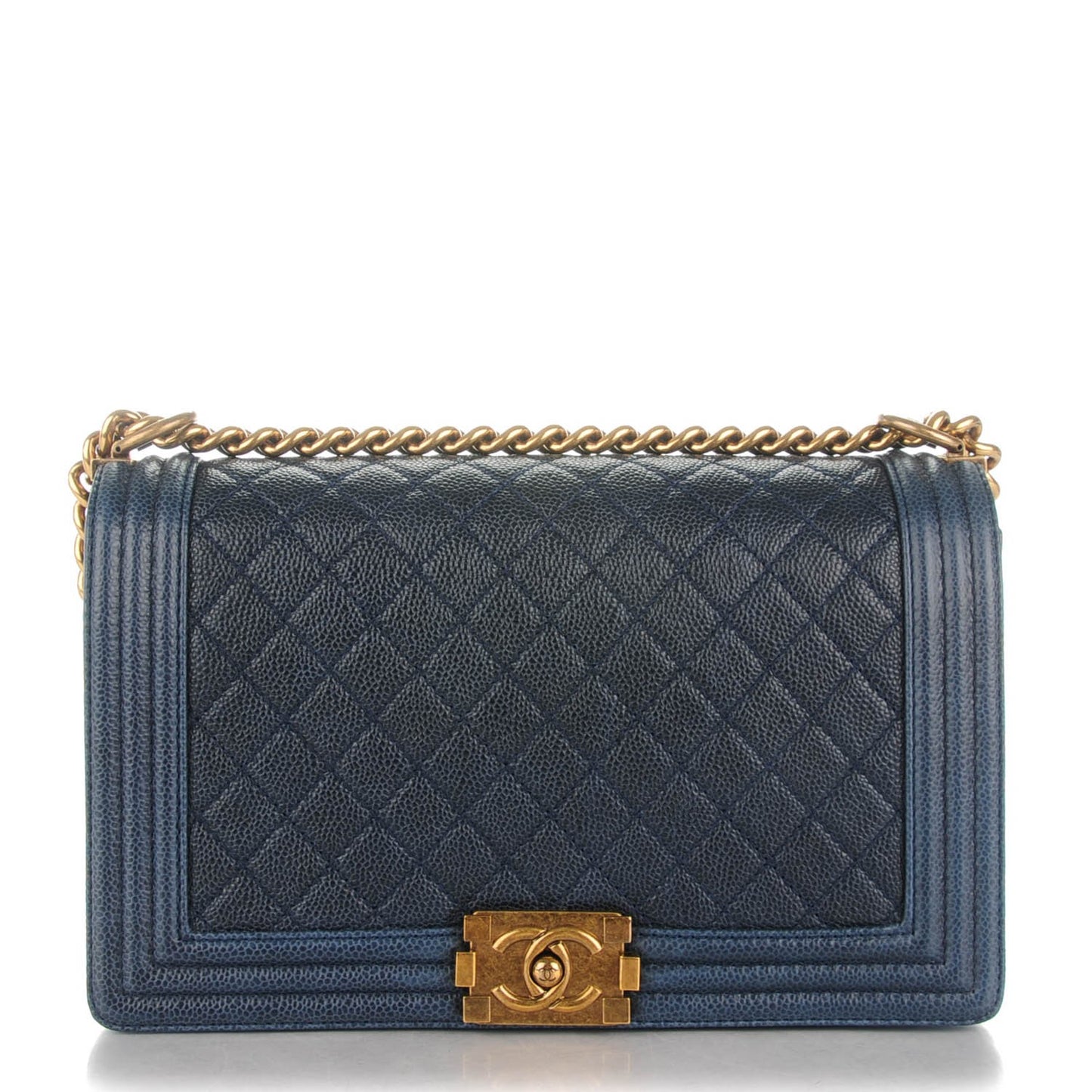 Caviar Quilted New Medium Boy Flap