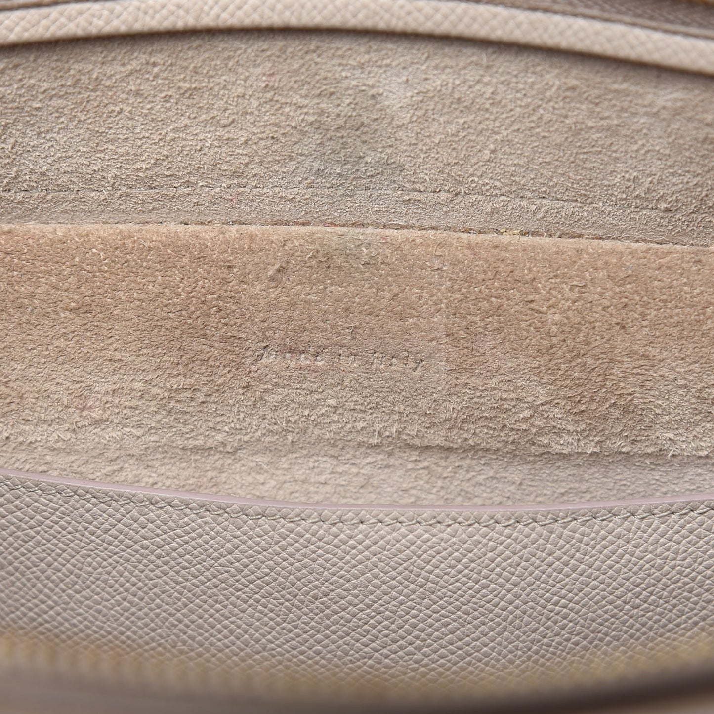 Grained Calfskin Micro Belt Bag Linen