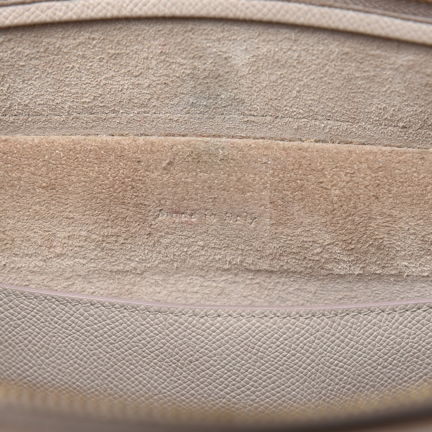 Celine Grained Calfskin Micro Belt Bag Linen 9 of 9