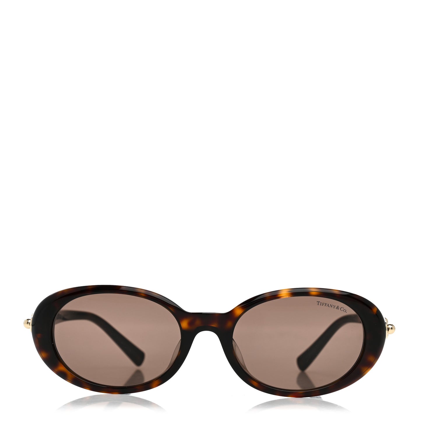 Acetate Hardwear Oval Sunglasses TF4242D Tortoise Brown
