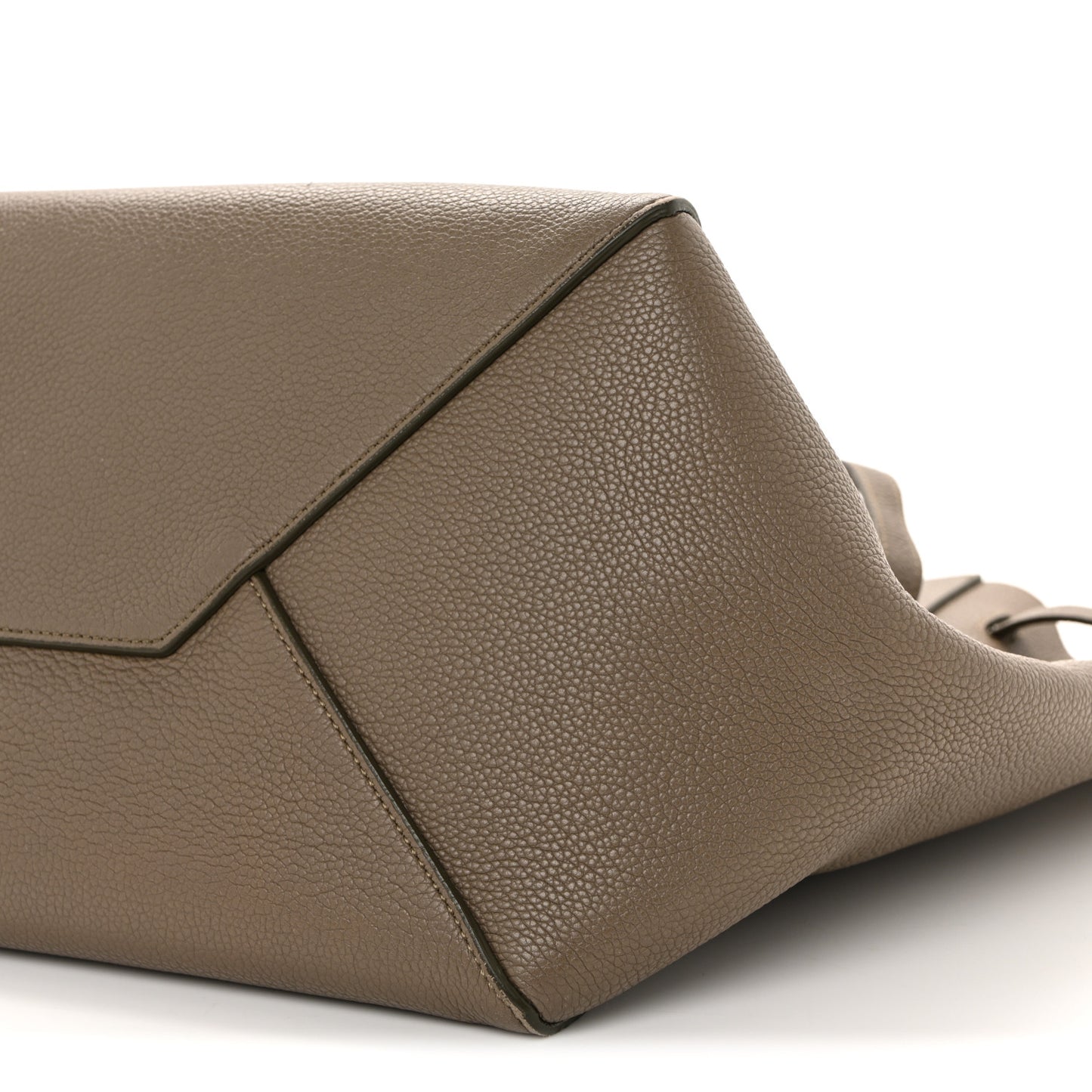 Soft Grained Calfskin Small Belt Cabas Phantom Taupe