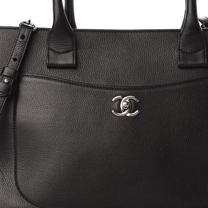Chanel Grained Calfskin Medium Neo Executive Shopper Tote Black 10 of 10