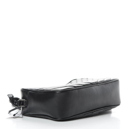 Saint Laurent Calfskin Matelasse Monogram Lou Camera Bag Black 4 of 14
