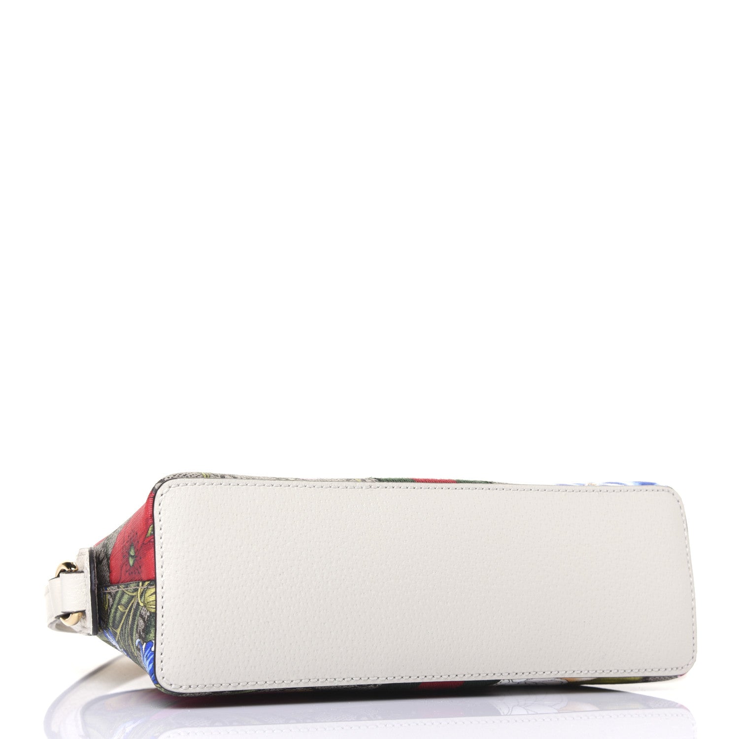 Gucci GG Supreme Monogram Flora Web GG Small Ophidia Dome Shoulder Bag White 4 of 16