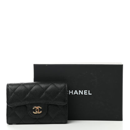 Chanel Caviar Quilted Classic 4 Key Holder Wallet Black 11 of 11