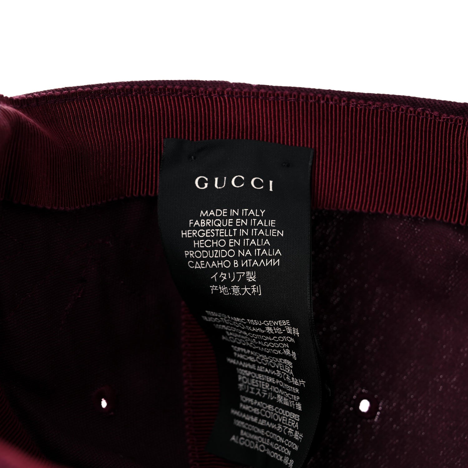 Gucci X MLB Cotton NY Yankees Baseball Hat 57-61 Lacquer 9 of 10