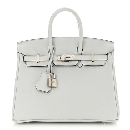 Hermes Togo Birkin 25 Gris Platine 1 of 11