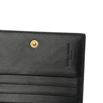 Saint Laurent Smooth Calfskin Compact Wallet Black 11 of 17