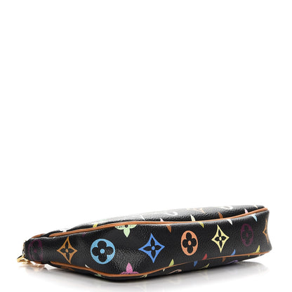 Louis Vuitton Monogram Multicolor Pochette Accessories Black 4 of 12