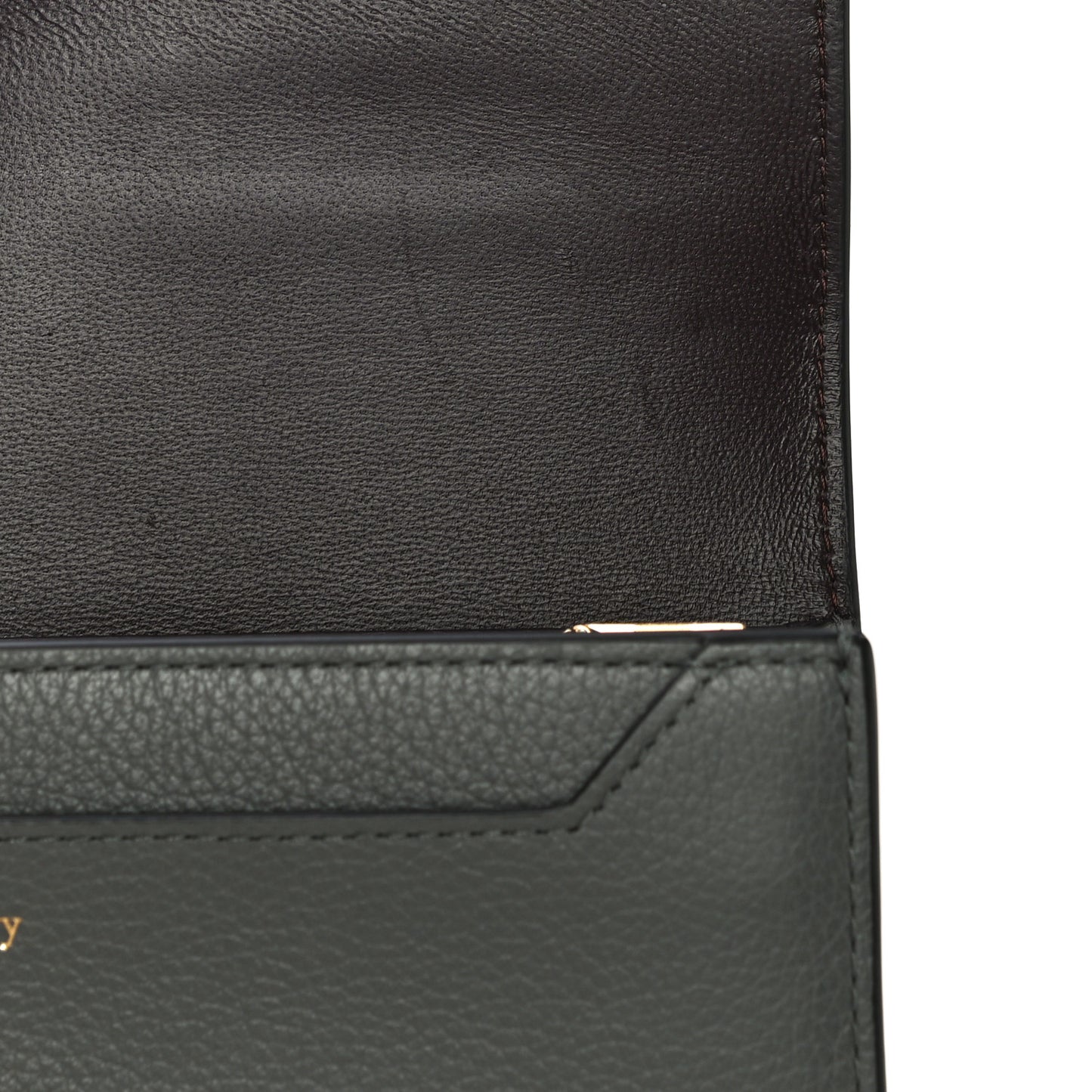 Small Classic Grain Darley Wallet Charcoal