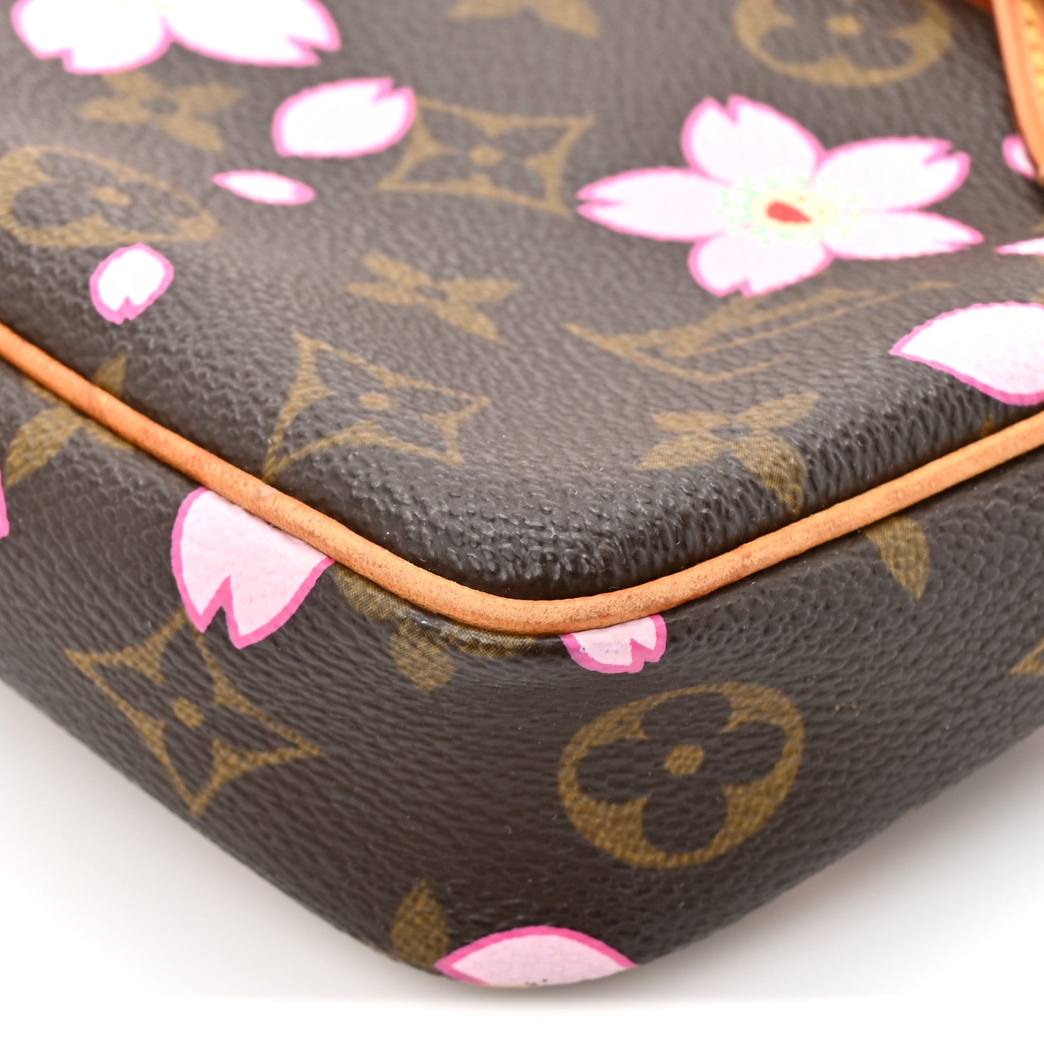 Louis Vuitton Monogram Cherry Blossom Pochette Accessories Brown 9 of 16