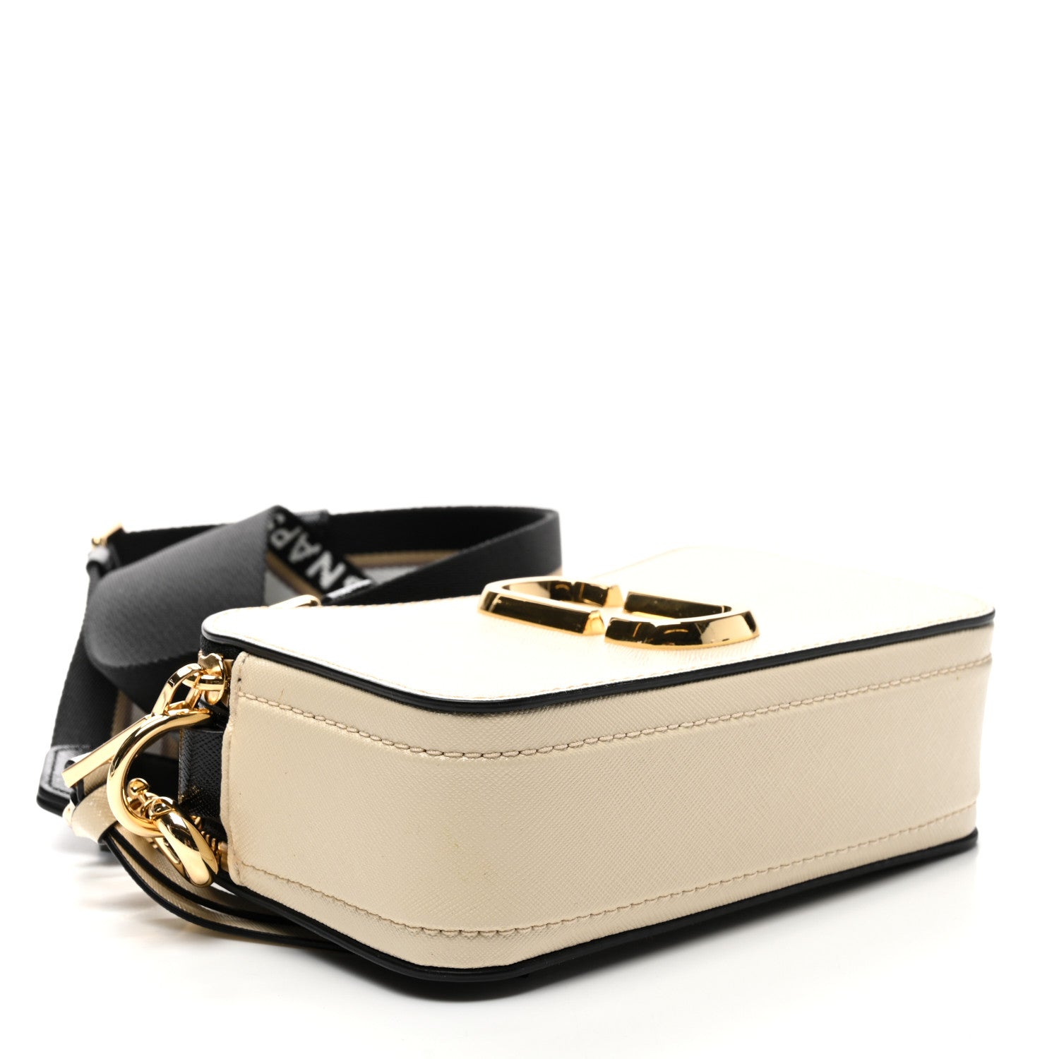 Marc Jacobs Saffiano Small Snapshot Camera Bag New Cloud White Multicolor 4 of 10