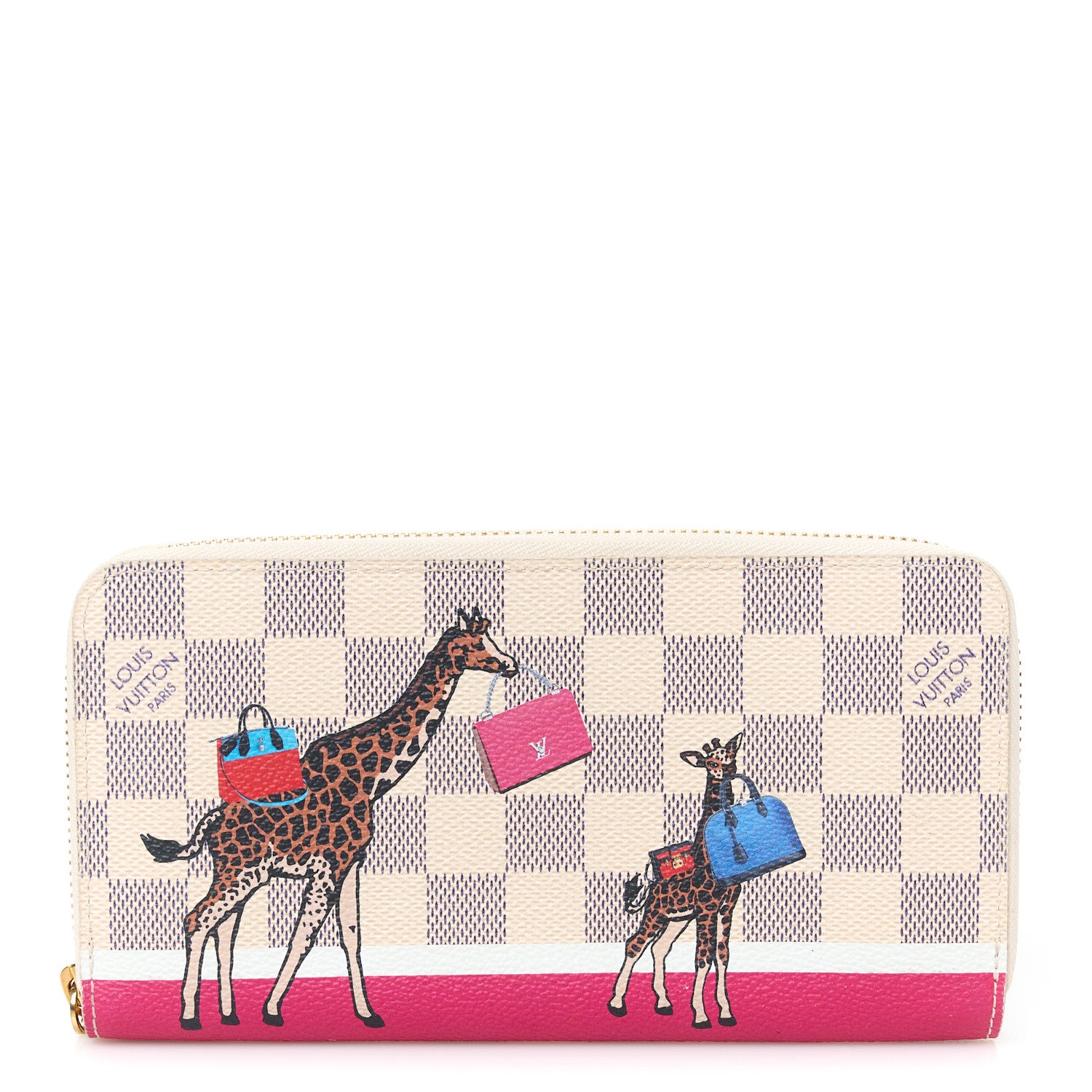 Louis Vuitton Damier Azur 2017 Christmas Animation Zippy Wallet 1 of 8