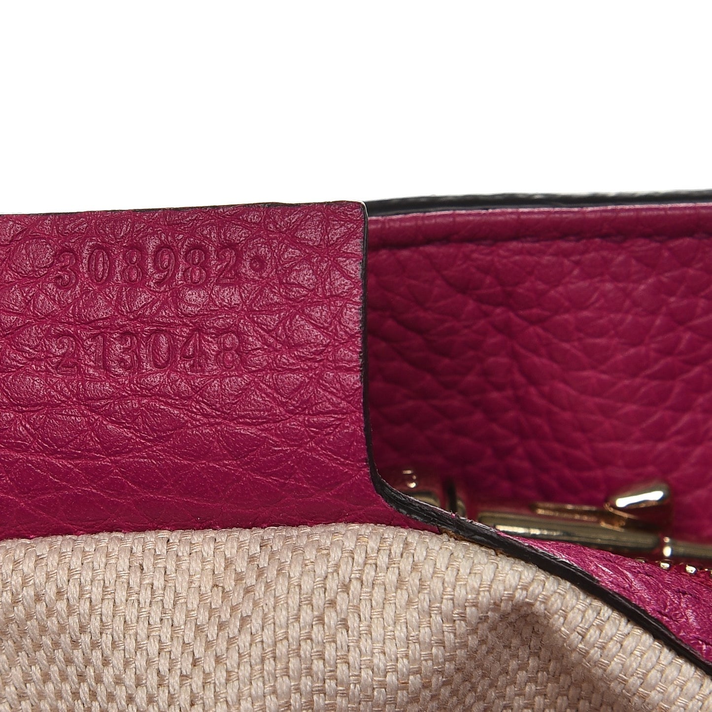 Cellarius Calfskin Medium Soho Chain Shoulder Bag Bright Bouganville