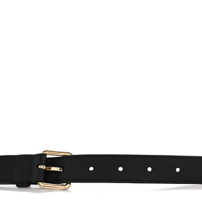Louis Vuitton Grained Calfskin Adjustable Shoulder Strap Black 4 of 4