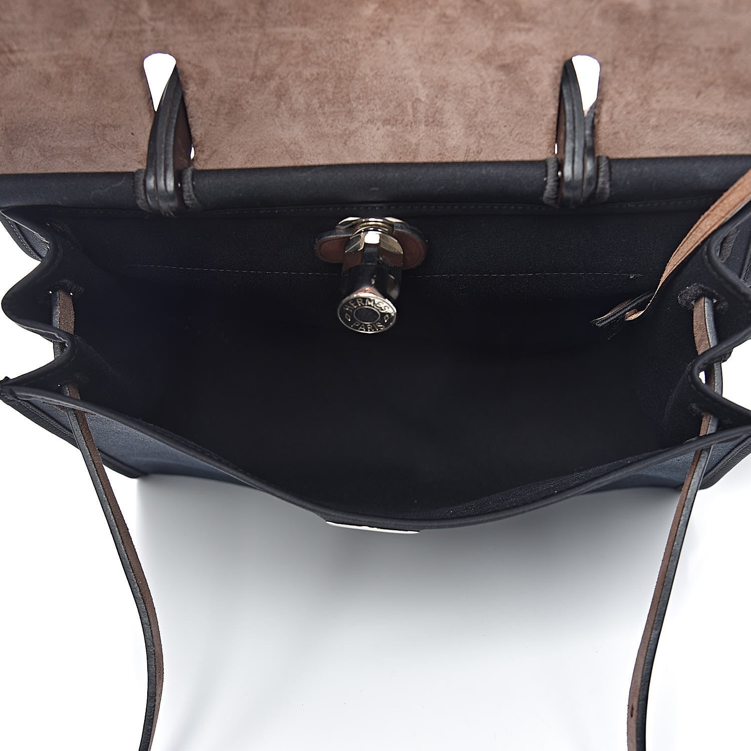 Hermes Toile Vache Hunter Herbag Zip 31 PM Black Ebene 6 of 18