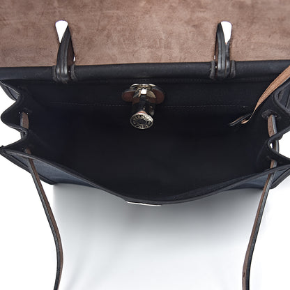Hermes Toile Vache Hunter Herbag Zip 31 PM Black Ebene 6 of 18
