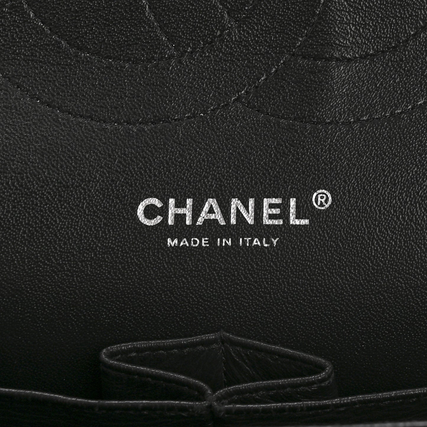 Shiny Crumpled Calfskin Quilted Jumbo Double Flap So Black