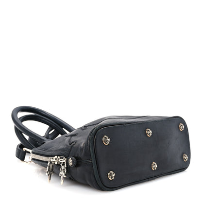 Chrome Hearts Calfskin Cross Embellished Slouchy Mo Black 4 of 9