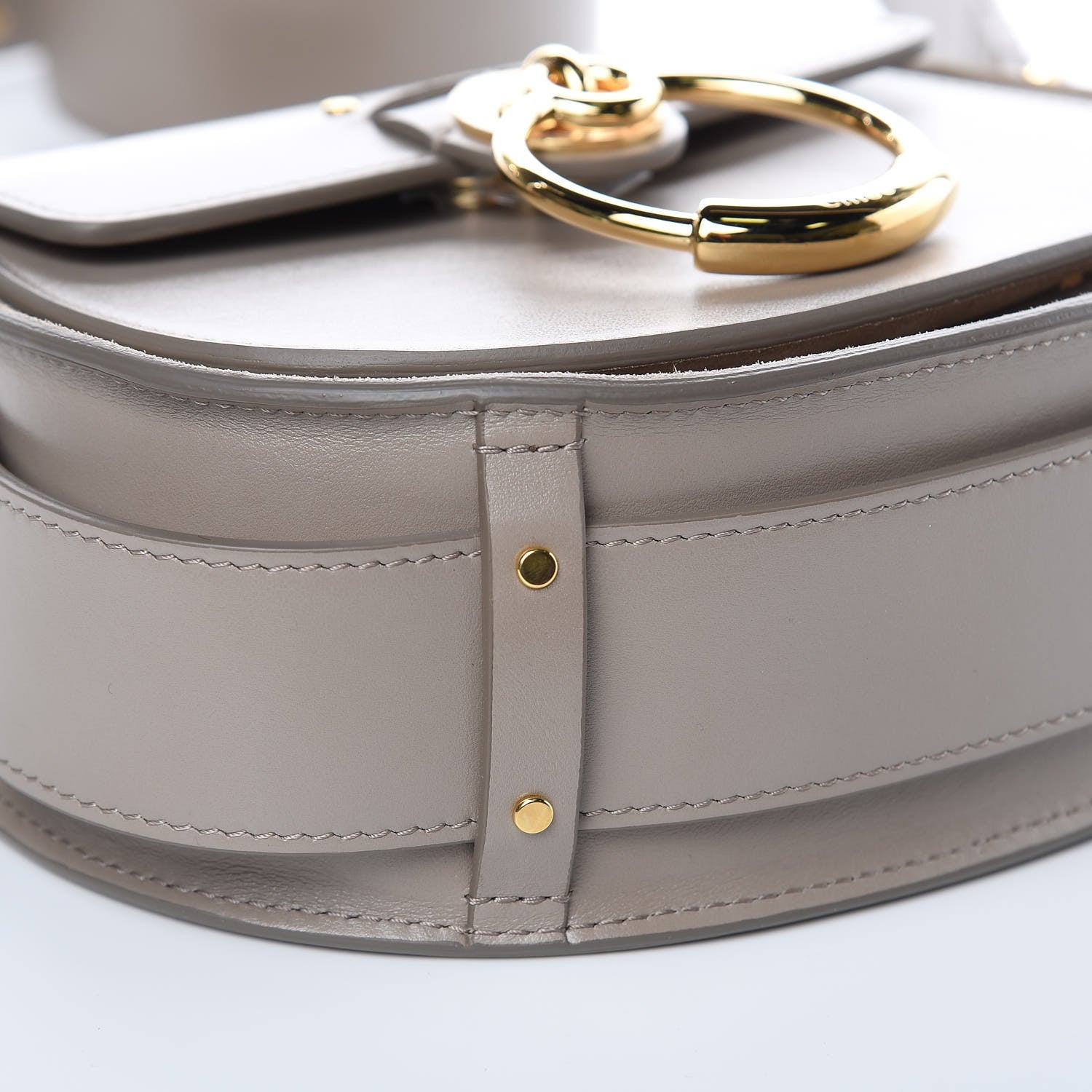 Chloe Calfskin Small Tess Bag Motty Grey 8 of 9