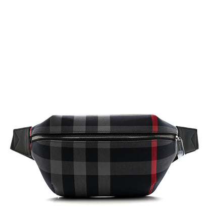 Burberry House Check Sonny Bum Bag Navy Grey 1 of 10