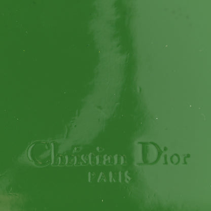 Christian Dior Patent Cannage Lady Dior Card Holder Green 6 of 8