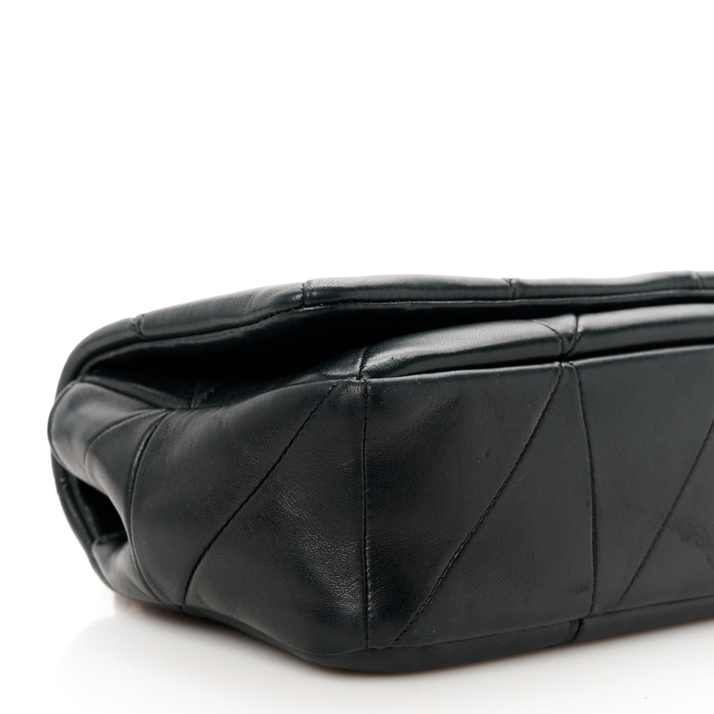 Lambskin Patchwork Monogram Small Jamie Black Black