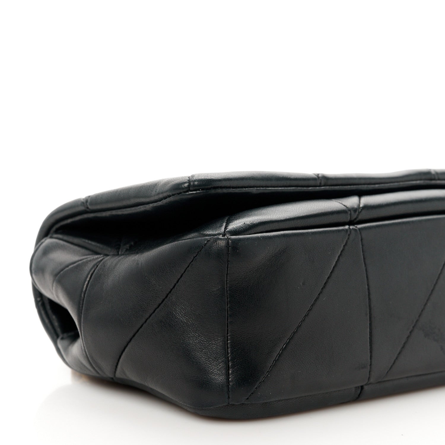Saint Laurent Lambskin Patchwork Monogram Small Jamie Black Black 10 of 11