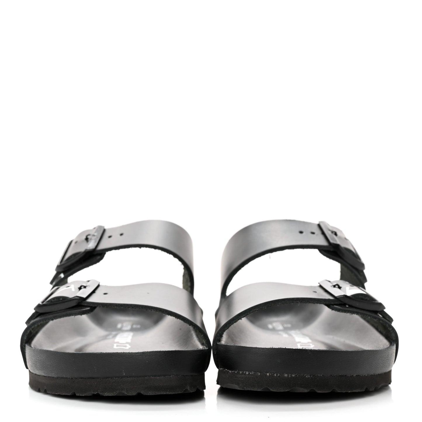 Calfskin VLTN Birkenstock Slide Sandals 43 Black