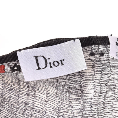 Christian Dior Silk L'Amoureux Mitzah Scarf 3 of 4