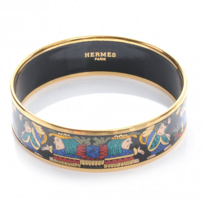 Hermes Enamel Printed Wide Bracelet 65 4 of 6