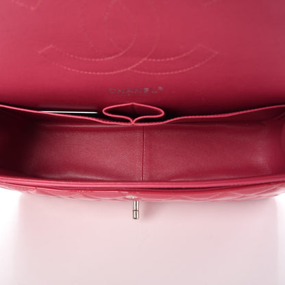 Chanel Patent Quilted Jumbo Double Flap Pink 6 of 9