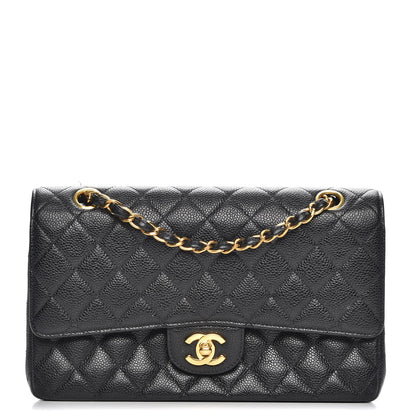 Chanel Caviar Quilted Medium Double Flap Black 1 of 10