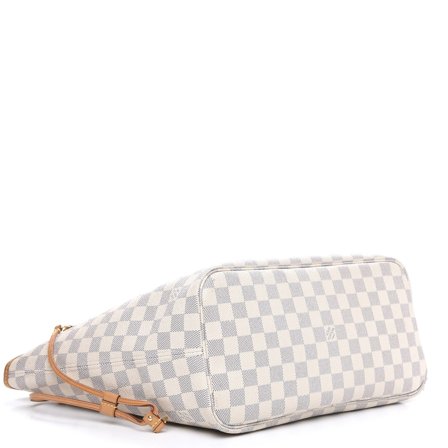 Louis Vuitton Damier Azur Neo Neverfull MM Rose Ballerine 4 of 15