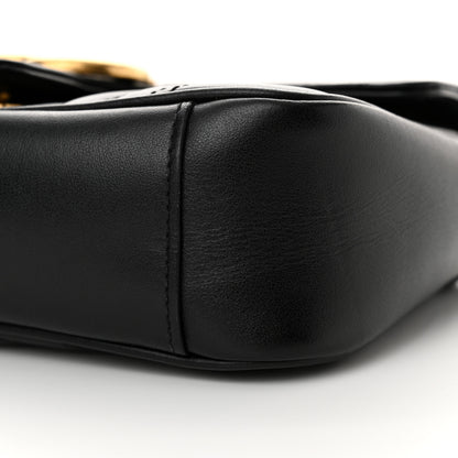 Gucci Calfskin Matelasse Mini GG Marmont Shoulder Bag Black 10 of 10