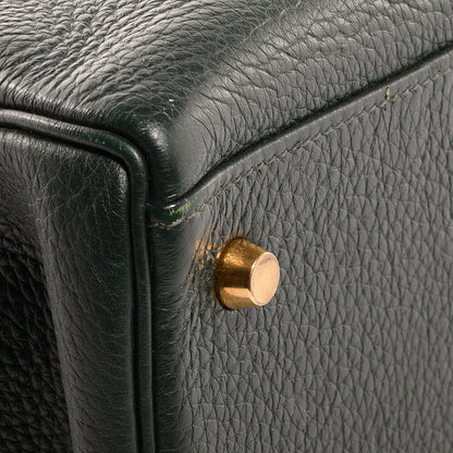 Hermes Togo Kelly Retourne 35 Vert Fonce 23 of 29