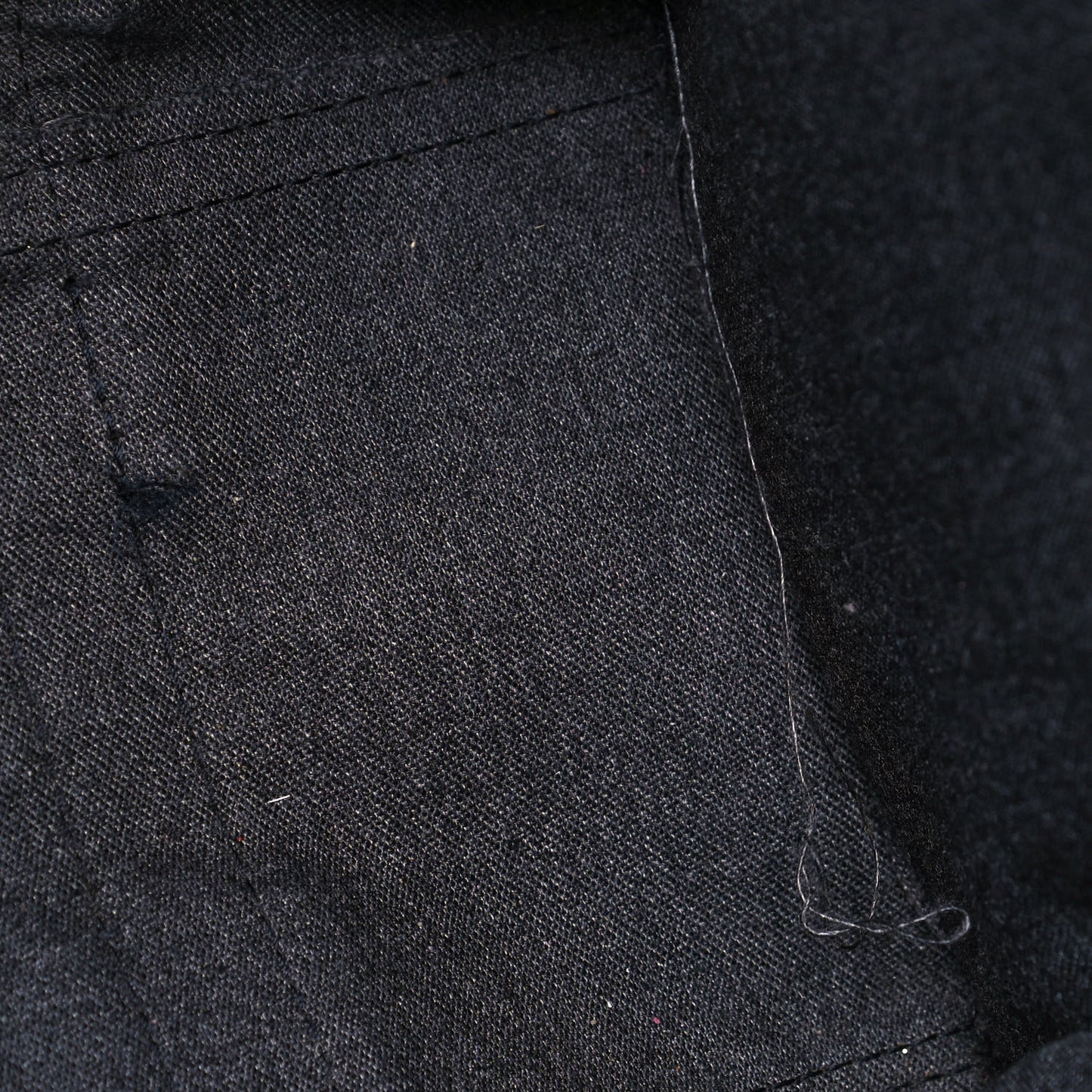 Monogram Coated Canvas Tote Bag Black